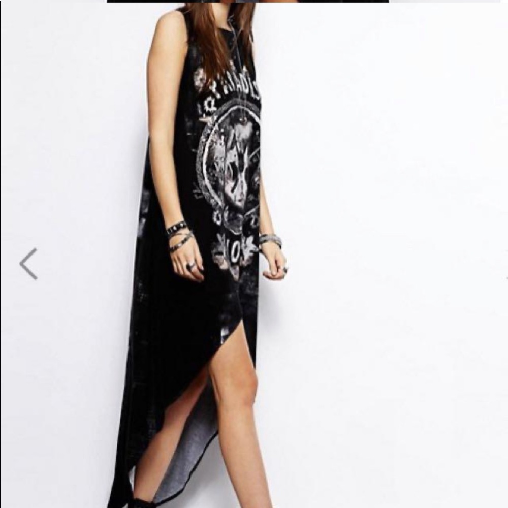 Religion High/Low Maxi Dress